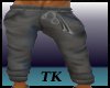 *TK*Gray Roll Up Trouser