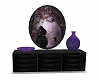 dresser black and purple