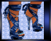 blue camo heels