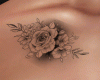 tattoo chest  flowers