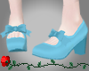 Blue Doll Shoes