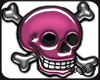 Pink Skull and Cross