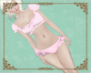 A: Pink gingham bikini