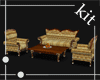 [Kit] Golden Sofa Set