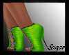 SilkyDivine Shoes Green