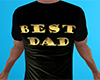 Best Dad Shirt Gold (M)