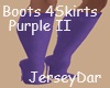 Boots 4Skirts Purple II