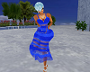 XB SEXY MIGHTY BLUE DRES