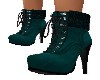 TEAL ANKLE BOOTS