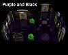 Purple and Black Room