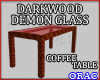 JDW R Glass Coffee Table
