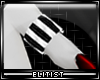 E> B&W Thumb Ring