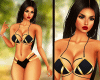 Black / Gold Bikini