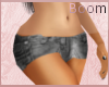 B~ Grey Jean Shorts BM