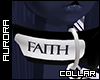 A| Cust Collar - Faith