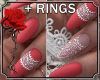 * CoralLace Nails +Rings