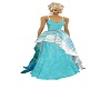 Blue Waves Ball Gown
