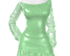 [ELK] GREEN FLORAL DRESS