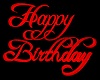 Birthday Sign: Red