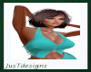 JT Crop Top Teal 2