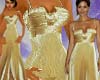 Halle Berry Gold Gown