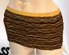 SS brown mini skirt