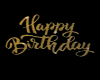 Happy Birthday TP sign