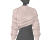 [M] Cropped Sweater Pink