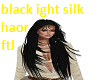 black night silk hair