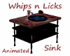 Whips n Licks sink