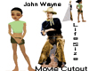 Movie Cutout John Wayne