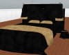 Black and Gold Bed