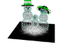 green snowman
