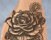 -A- Rose Hand Tattoo Pin