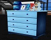 {CL}Tall Dresser Blue