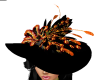 Holloween feather Hat