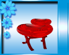 Red Heart Stool