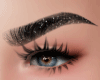 Glitter Black Eyebrows