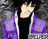 [Be]Purple Jean&Scarf