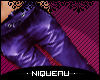 [N] Tight Leather Purple