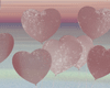 Pink Heart Balloons e