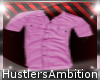 .:HA:. Pink Polo Shirt
