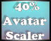 Scaler avatar 40% M/F
