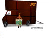 The UPS" parcel truck
