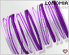 Purple Bangles L+R