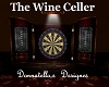 wine celler dart bord