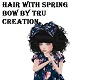 Hair With Spring Bow