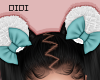 !!D Pompoms W Teal LT