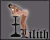 Champagne Pin up Stool