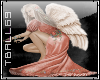 Angel kneeling sticker